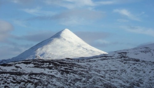 Schiehallion from CTM Meall Breac (photo: Alan Dawson)