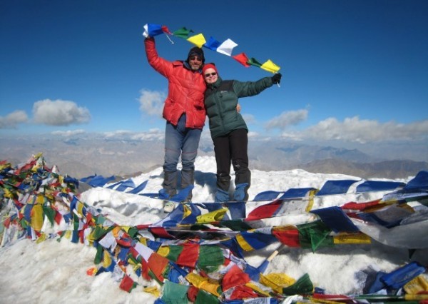 Graham and Tove on Stok Kangri
