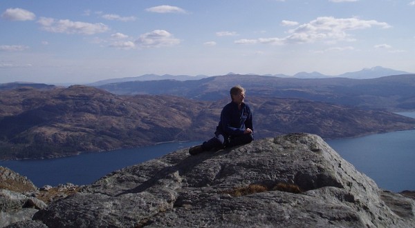 Ben Laga summit and Mull skyline (photo: Klaus Schwartz)