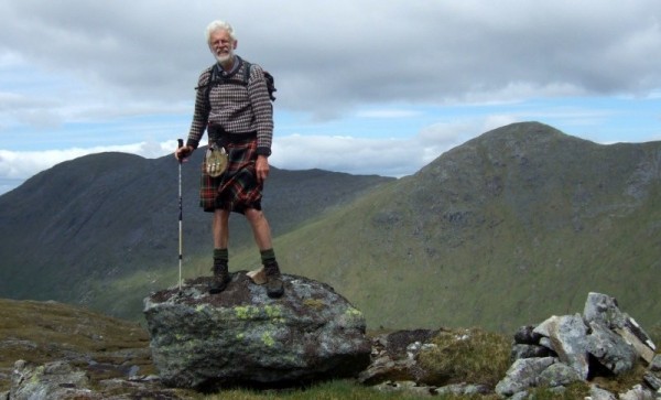 Stewart Logan on Beinn Gaire (photo: Alan Dawson)