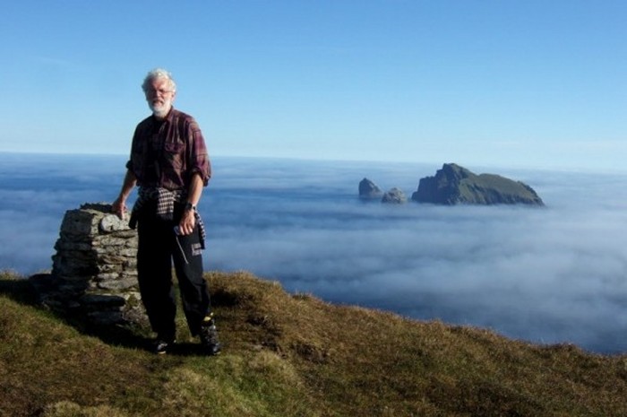 Stewart Logan on Conachair (photo: Alan Dawson)