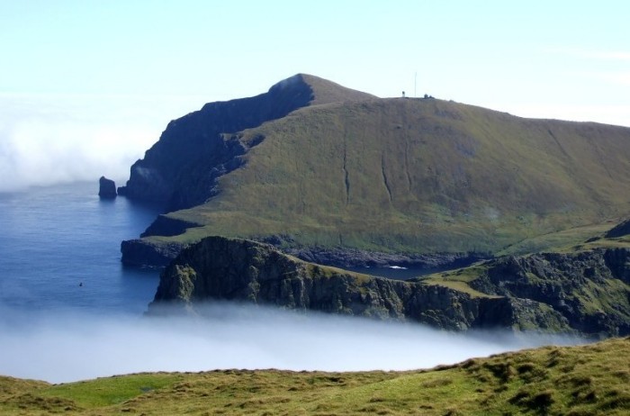Conachair and Mullach Mor from Soay (photo: Bob Kerr)