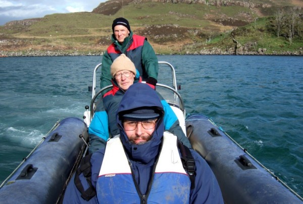 Jon Metcalf enjoys some exhilarating ribbing (photo: Ian Munro)