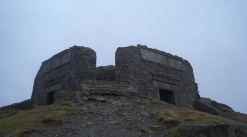 The summit of Moel Famau (photo: Vernon Miles)