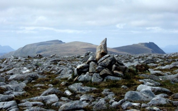 Seana Bhraigh and Creag an Duine from Carn Gorm-loch (Alan Dawson)