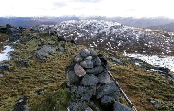 Beinn Molurgainn from Mam Hael (photo: Jim Fothergill)