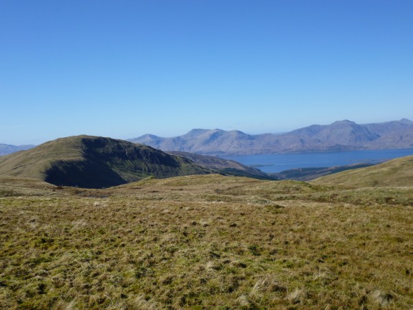Meall Ban, a Submarilyn Sim Hump Tump GTC near Loch Linnhe, with Ardgour beyond (photo: Alan Dawson)
