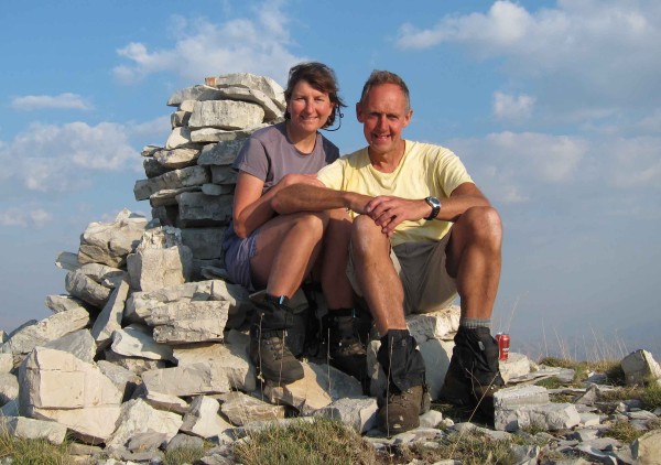 Denise and Richard Mclellan on Kendrevices, Albania