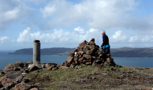 Vanessa on Gometra (photo: Alan Dawson)