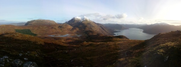 Beinn Sgritheall from Beinn Mhialairigh (photo: Martin Cole)