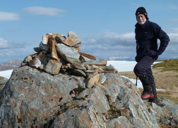 Peter Standing on Rois-Bheinn